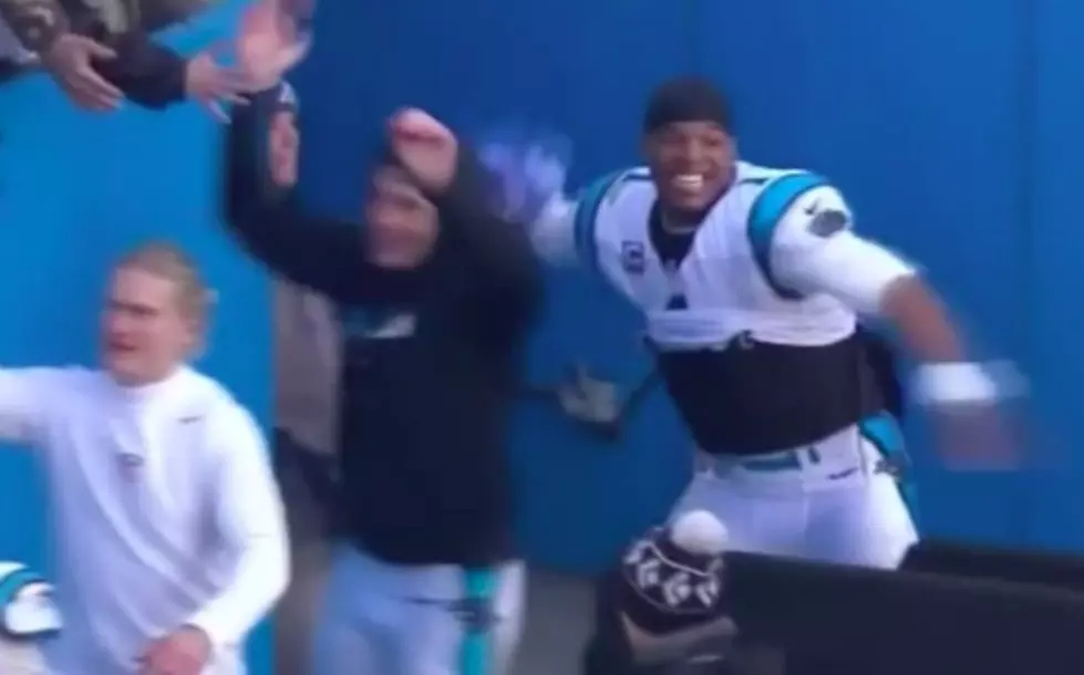 ICYMI: Cam Newton Rips Seahawks Fan’s 12 Flag, Throws It To Ground  [VIDEO]