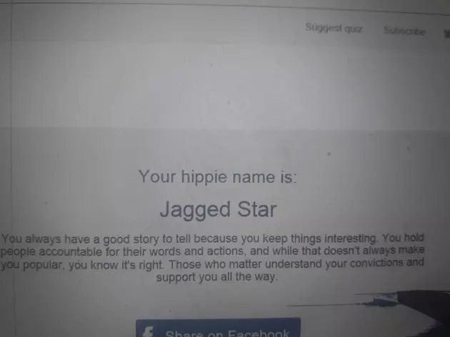 Do Yakima People Take &#8216;Facebook Quizzes?&#8217; &#8211; I Just Did, It Gave Me A Hippie Name
