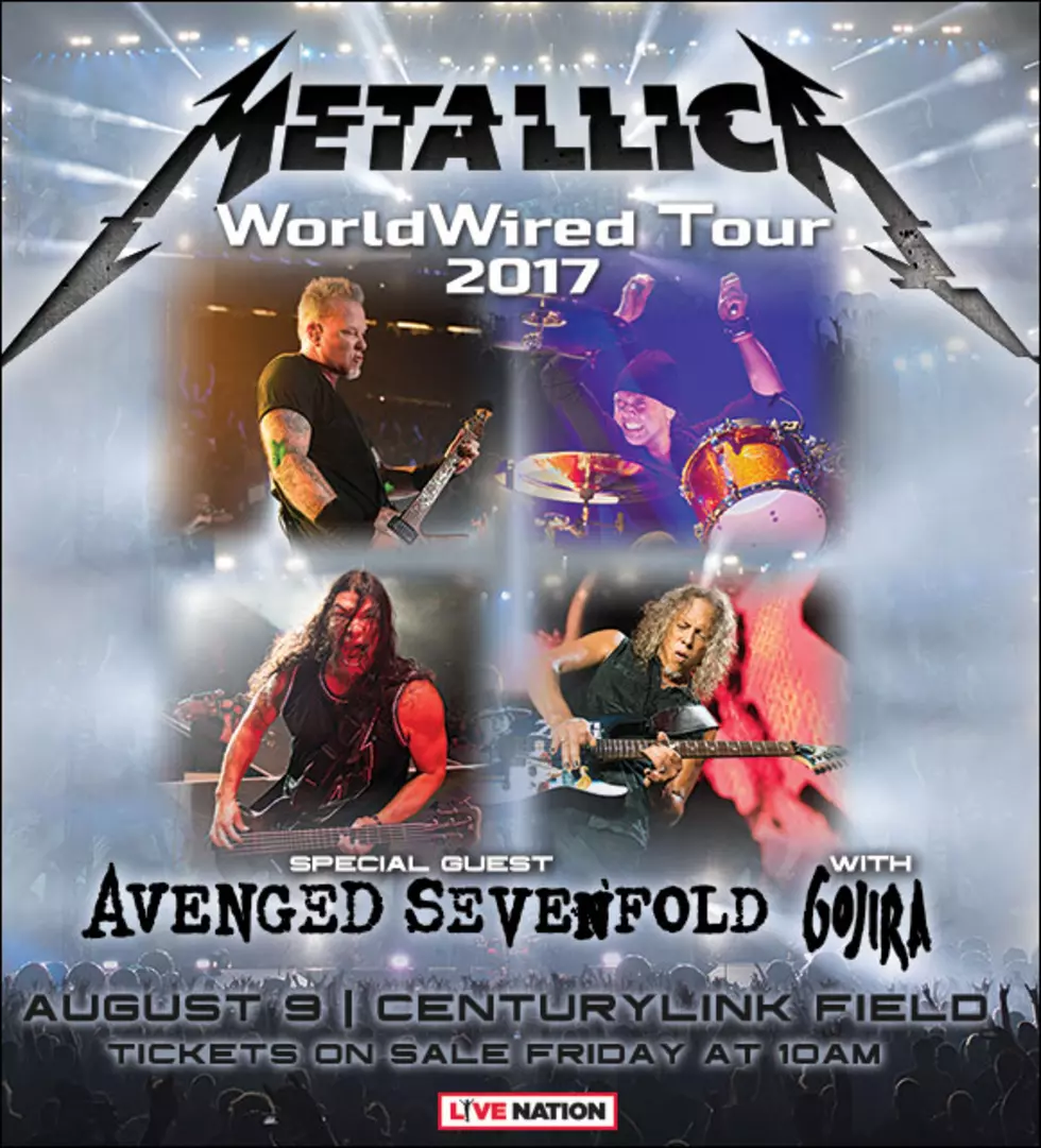 Metallica, A7X to Play Century Link Field In Seattle This August