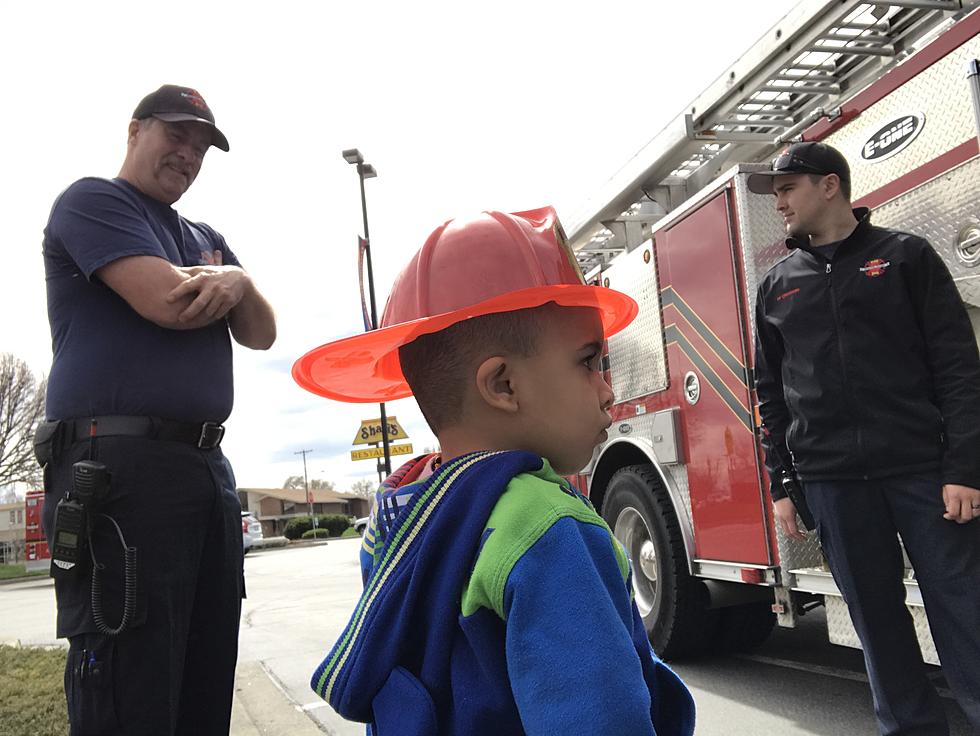 Firefighters Make One Kid A Fan For Life