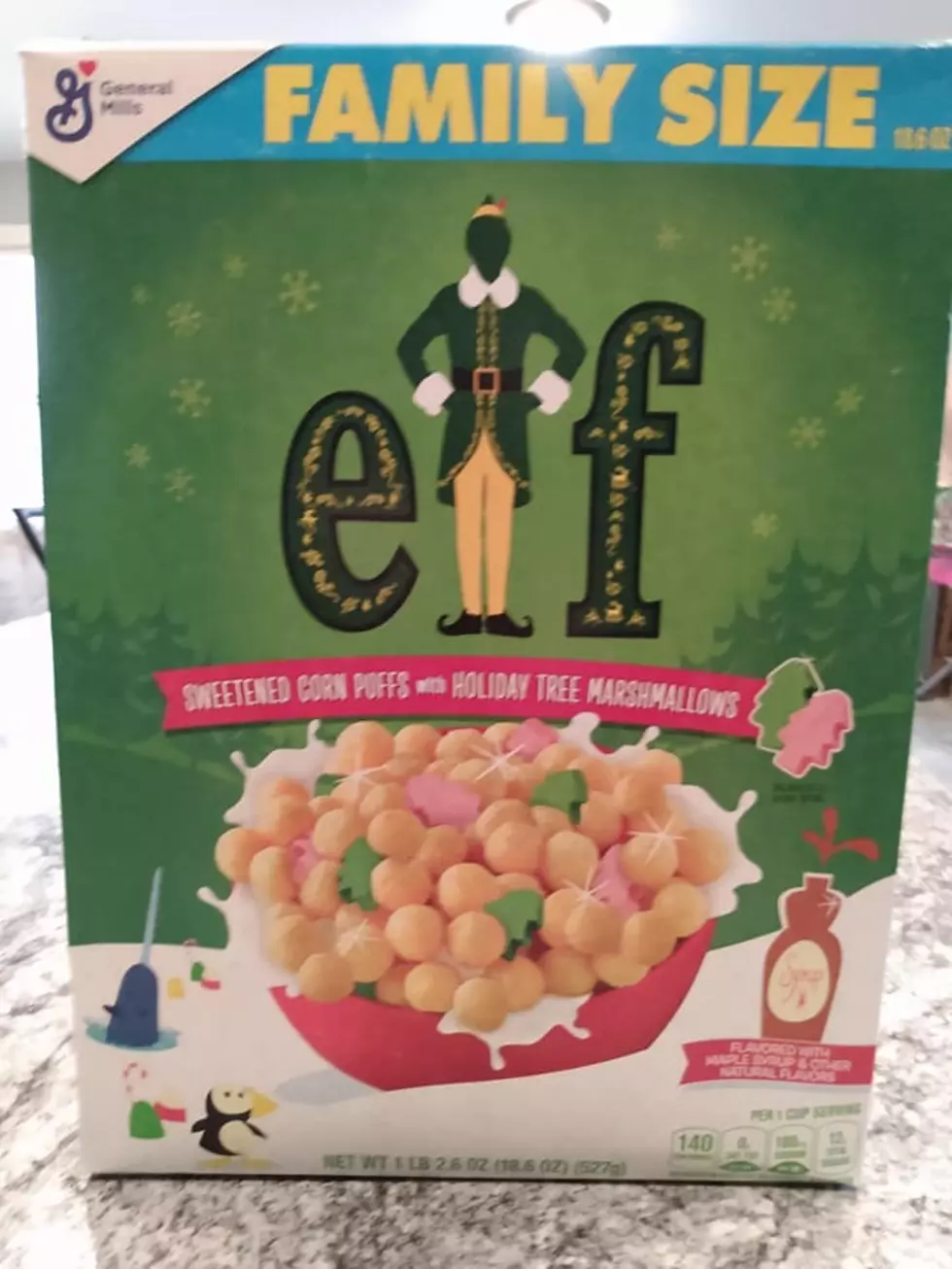 Our Elf on a Shelf Brought Us “Elf” Cereal