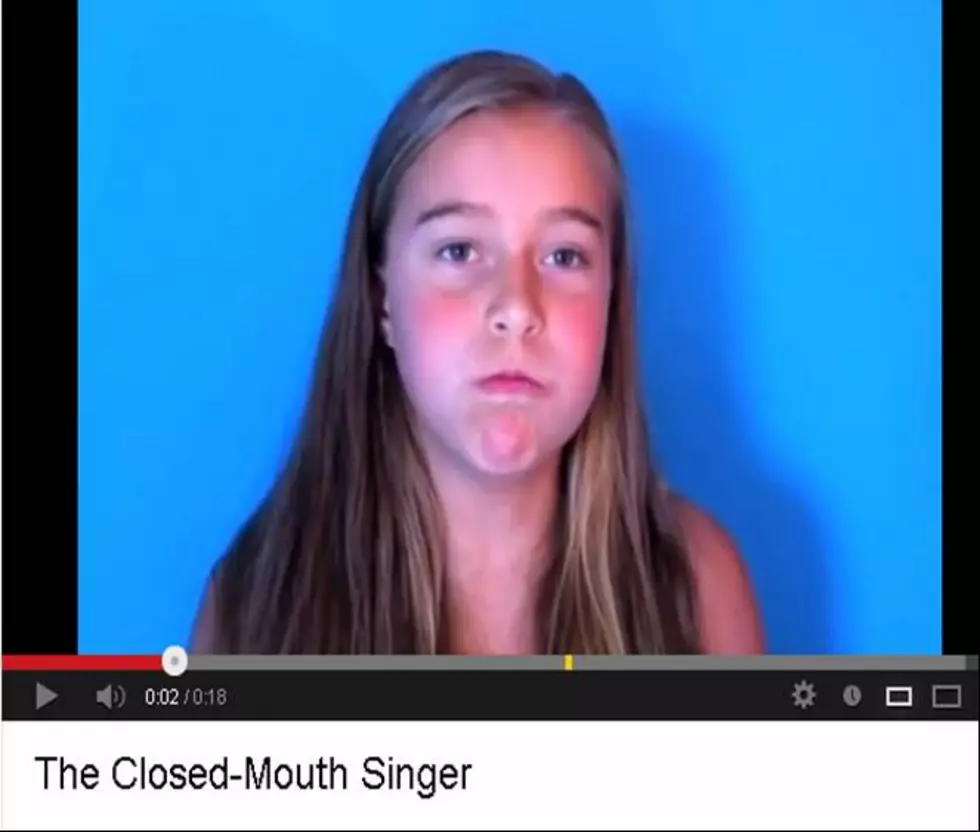 The Closed-Mouth Singer!