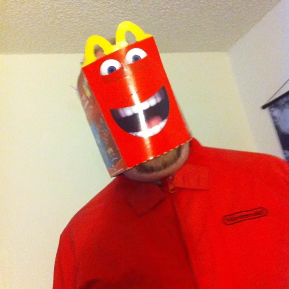 Cheap Halloween Costume Idea: Put the New Happy Meal Over your Head