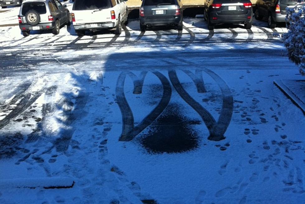 Awesome Listener Unknowingly Left ‘Heart Tracks’ in the Snow