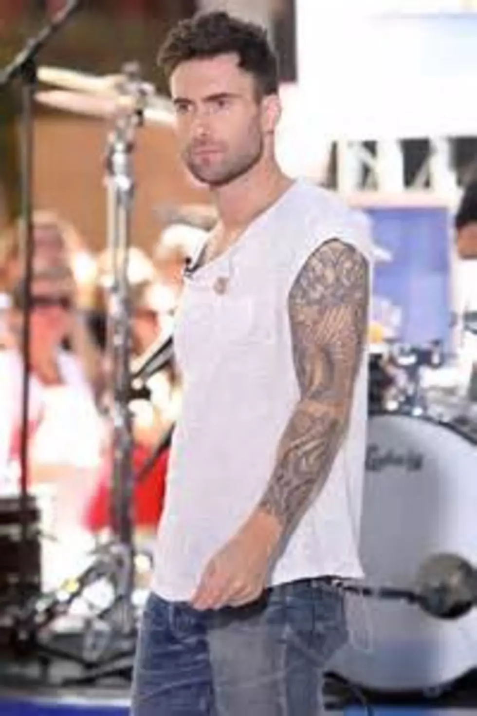 Adam Levine Accidentally Hits Fan With Microphone