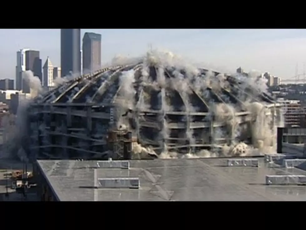 17 Years Ago, The Seattle Kingdome Came Crashing Down [VIDEO]
