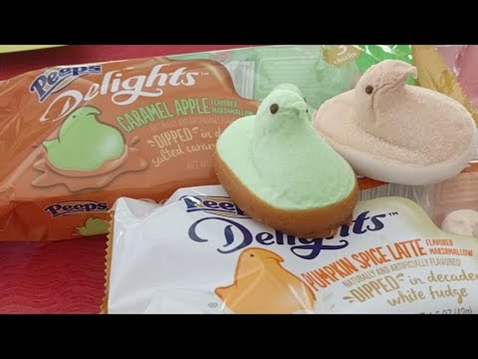 Trying Pumpkin Spice Peeps and Caramel Apple Peeps for the First Time