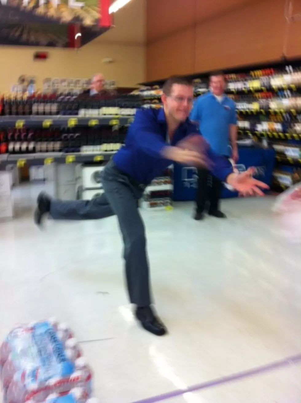 Turkey Bowling at Grocery Outlet, All For a Good Cause