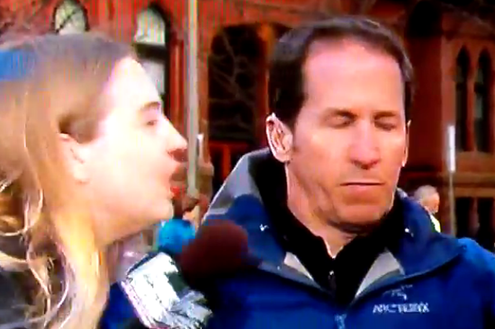 News Reporter Stops Two Women From Kissing During Boston Bombing