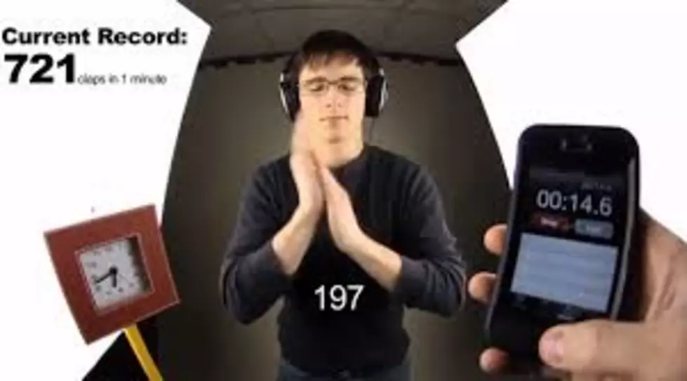 This Guy May Have The New World Record For Clapping! [VIDEO]