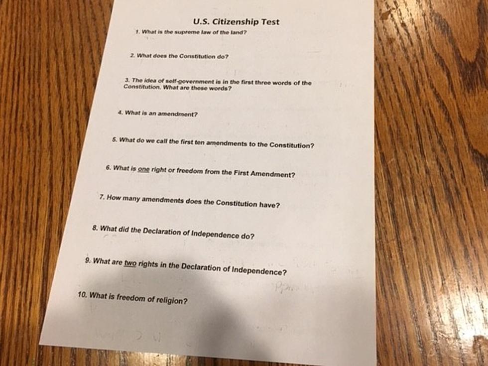 Can You Pass the U.S. Citizenship Test?