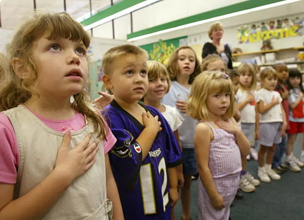 Want to Hear Your Class Recite the Pledge of Allegiance on the Air?