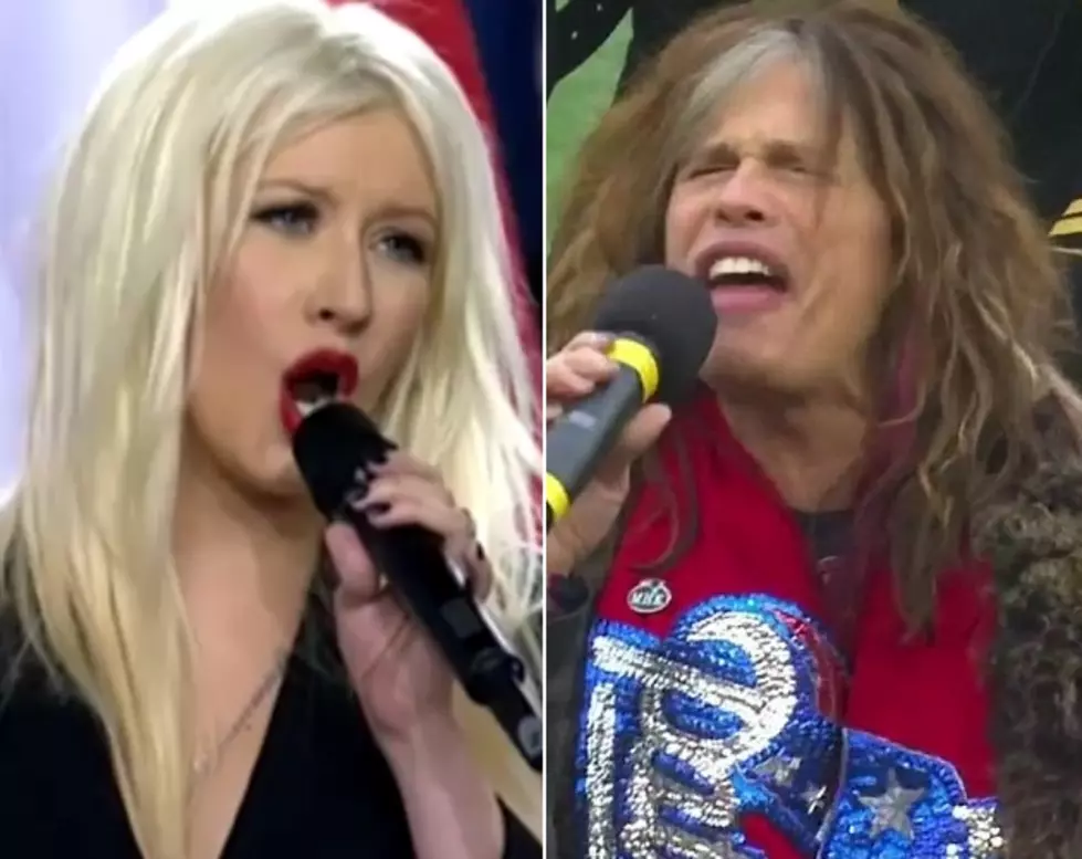 Christina Aguilera vs. Steven Tyler – Worst National Anthem [POLL]