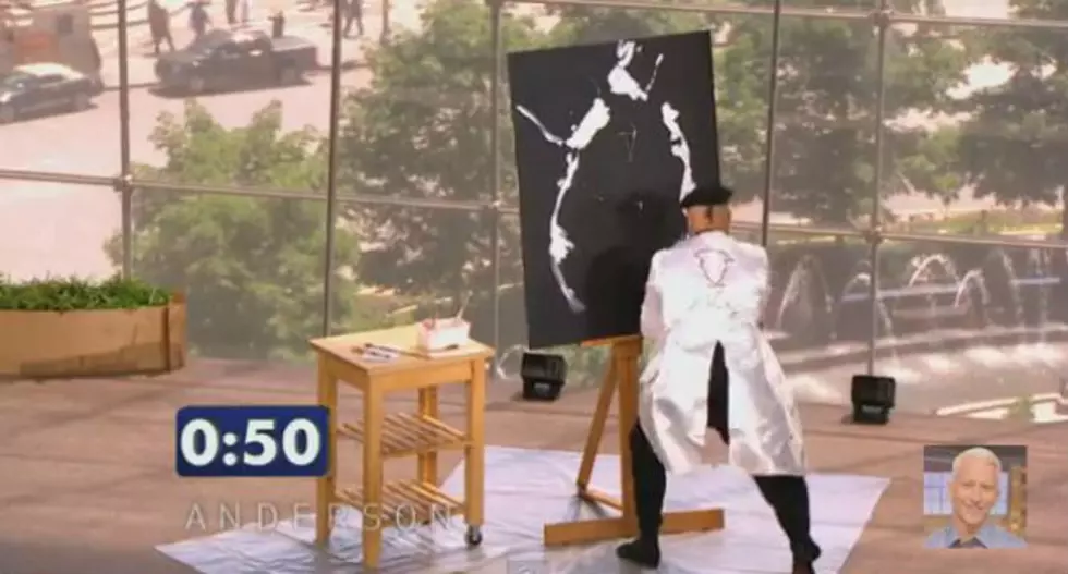 Speed Painter Creates Amazing Portrait on Anderson Cooper&#8217;s Show [VIDEO]
