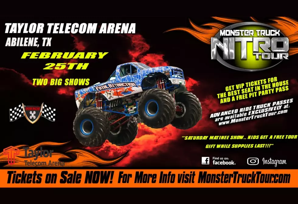 Monster Truck Nitro Tour Rolls Into Abilene