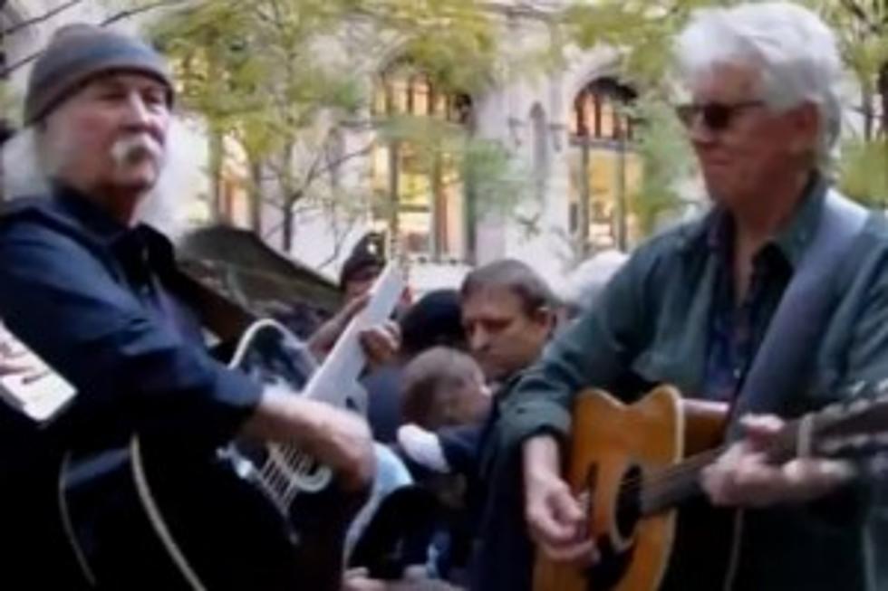 Crosby And Nash Perform For &#8216;Occupy Wall Street&#8217; Protesters [VIDEO]