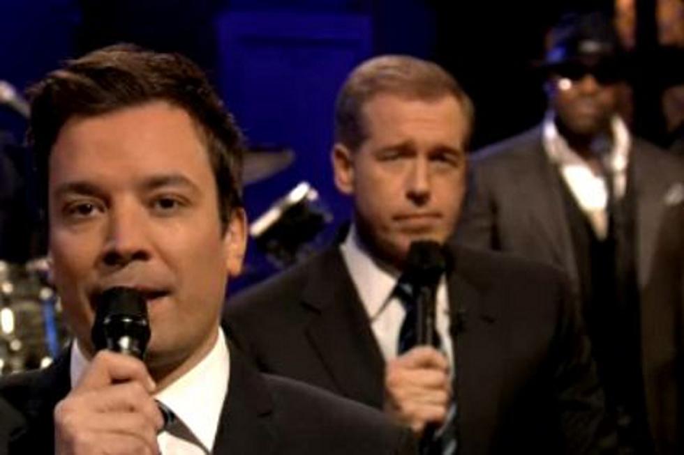 Jimmy Fallon and Brian Williams Perform a Smooth Duet on ‘Slow Jam the News’