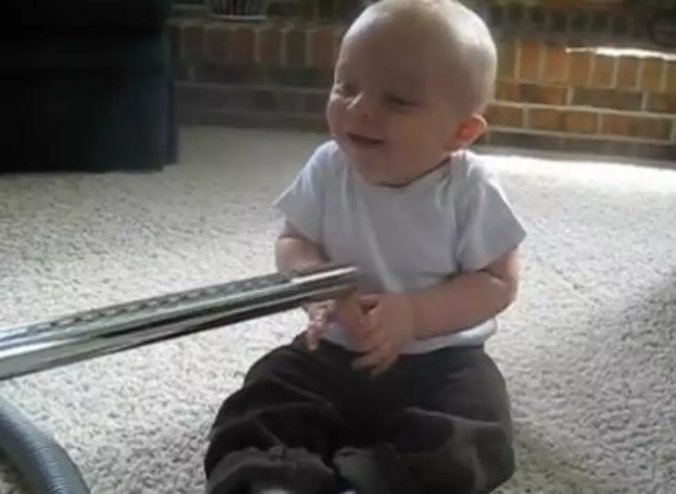 Check Out a Baby Who Loves His Mom’s Vacuum Cleaner [VIDEO]