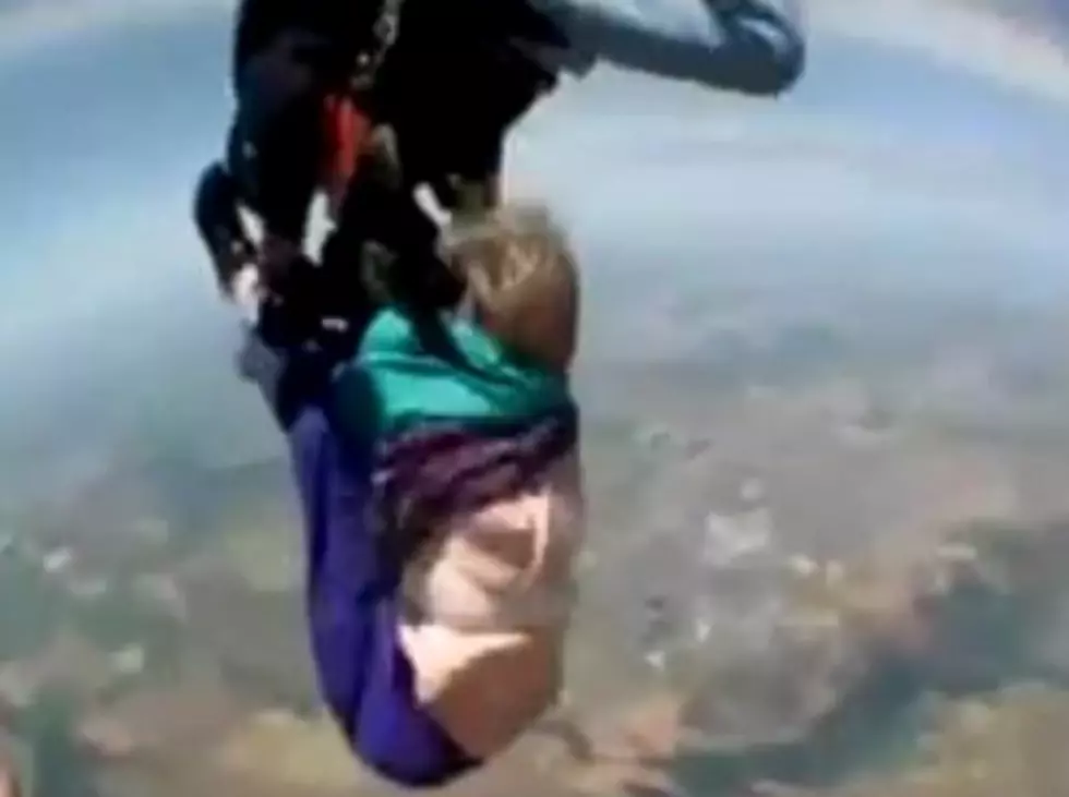 An 80-Year-Old Woman Went Skydiving and Almost Slipped Out of Her Harness
