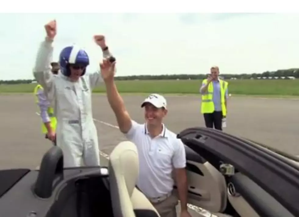 A Golfer Set a New World Record by Hitting a 300-Yard Drive and Landing It in a Moving Car