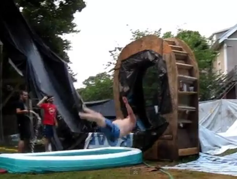 Summer’s Here! Check Out a Homemade Waterslide…with a Loop! [VIDEO]