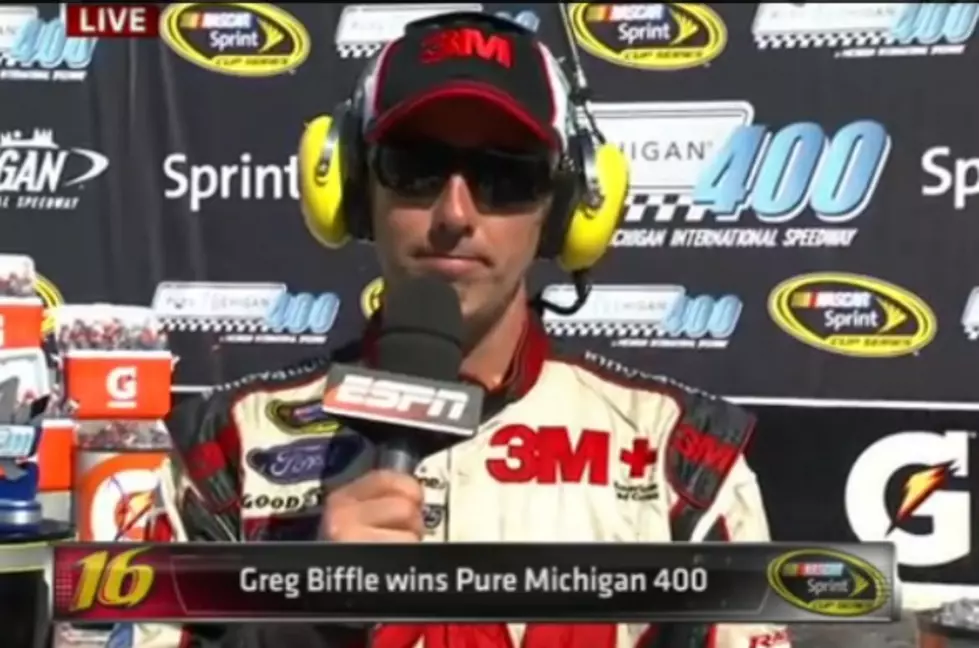 Greg Biffle Wins in Michigan and Takes the NASCAR Points Lead – His Words [VIDEO]