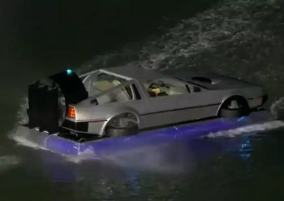 A Guy Built an Exact Replica of the DeLorean from ‘Back to the Future’…and It’s a Hovercraft