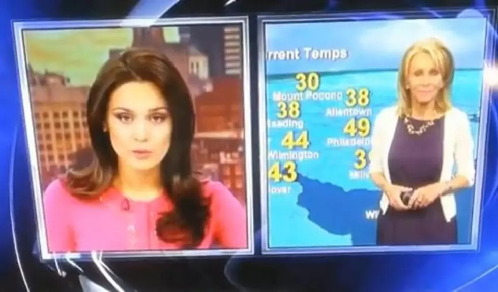 Watch These Awkward Exchanges Between Philadelphia News Anchor and Meteorologist