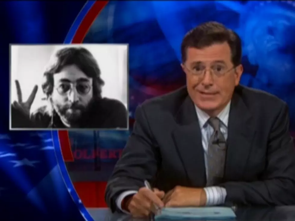 Stephen Colbert Rejoices That John Lennon May Have Been a Conservative [VIDEO]