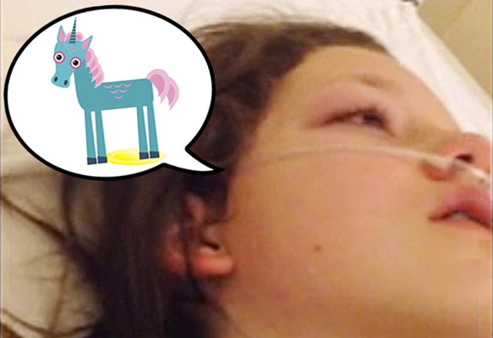 Girl With Broken Arm Reacts to Morphine Made From ‘Unicorn Pee’ [VIDEO]