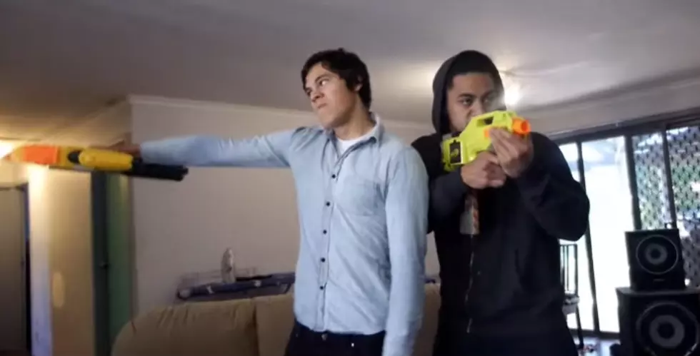 This Is How Nerf Wars Should Be In Real Life [VIDEO]