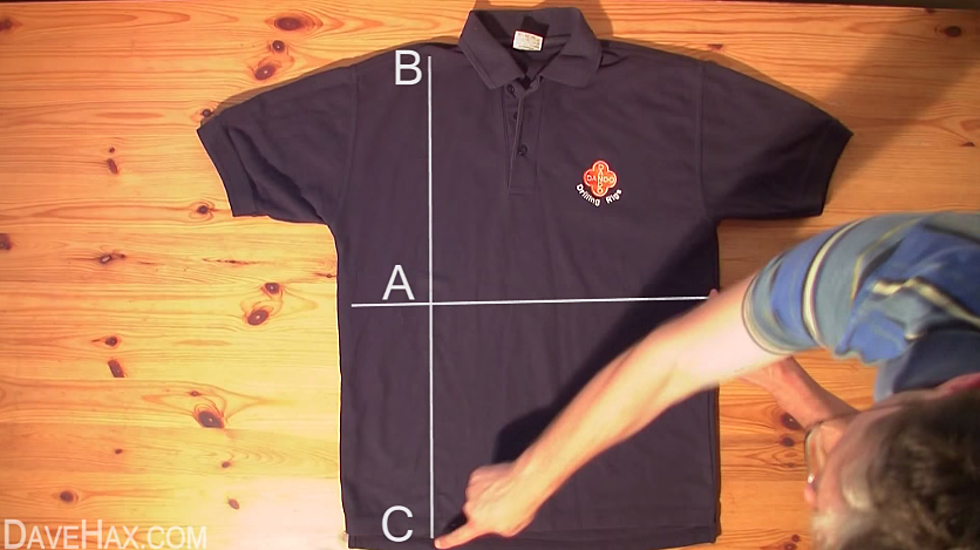 How To Fold a Shirt In Under 2 Seconds! [VIDEO]