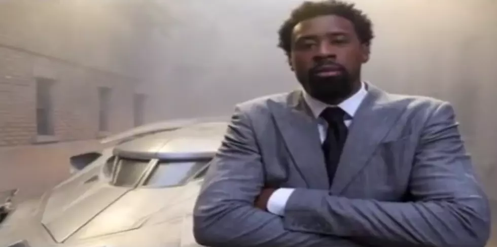 LA Clipper DeAndre Jordan Gets 1st Look At The New Batmobile [VIDEO]