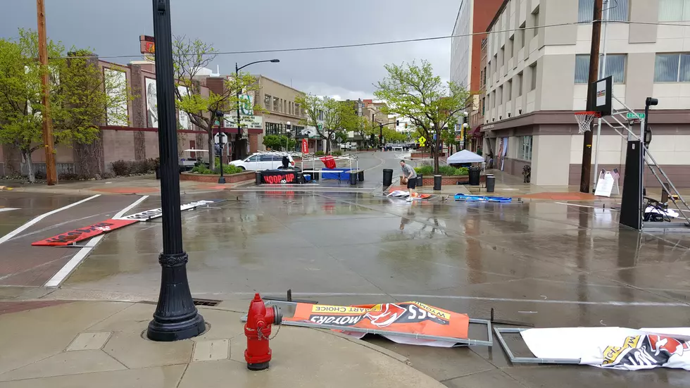 Downtown Basketball Tournament Delayed Due To Rain [PHOTOS]