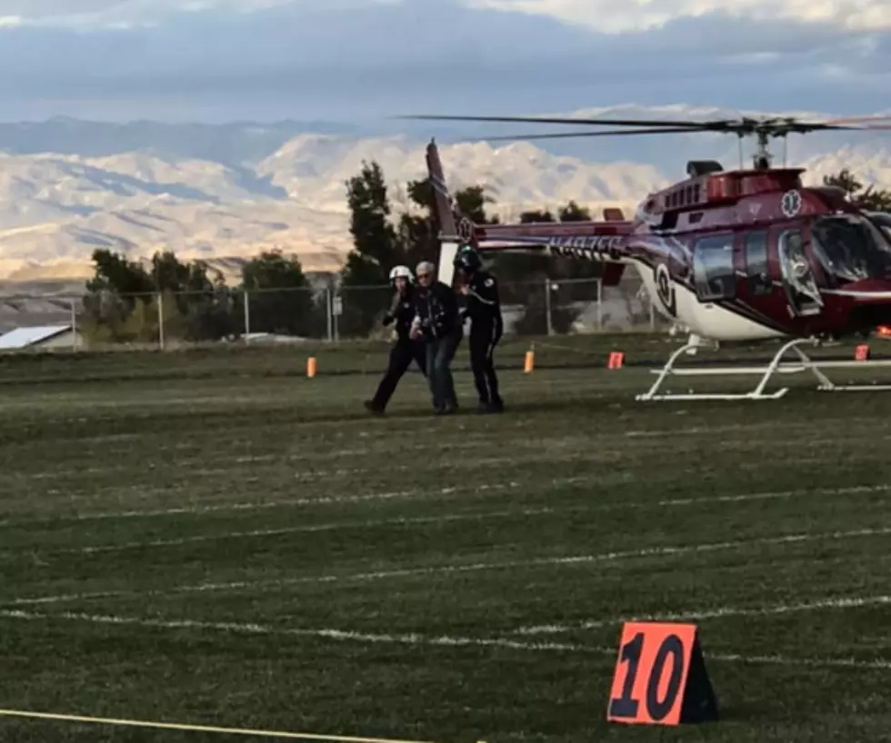 Shoshoni Varsity Football Has Game Ball Delivered In Style