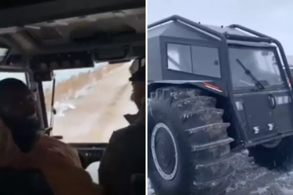 WATCH: Kanye West Having Fun In An Amphibious Vehicle In Wyoming [NSFW]
