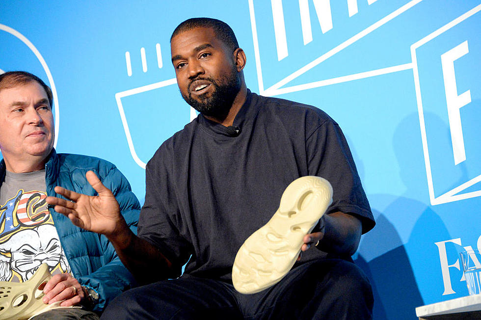 Kanye West Donates Shoes For Cancer Benefit Auction In Riverton