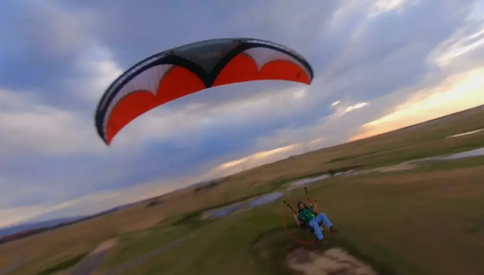 Watch A Racing Drone Chase A Paraglider Across The Casper Skyline