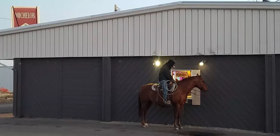 This Is How A 'Real' Cowboy Goes On A Beer Run In Casper