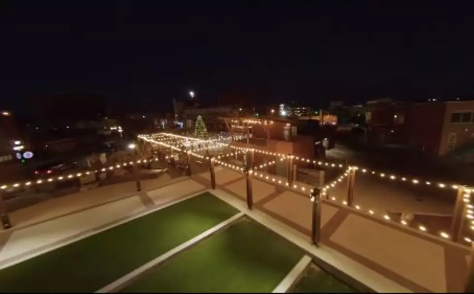 Check Out This Awesome Holiday Evening Flyover of Downtown Casper