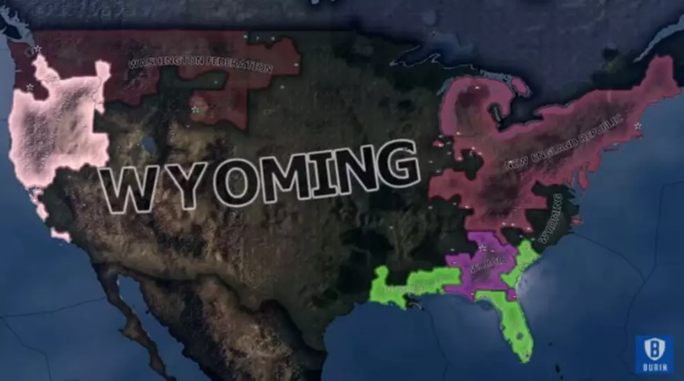 Computer Game Time-lapse Video Shows Wyoming Taking Over The U.S.