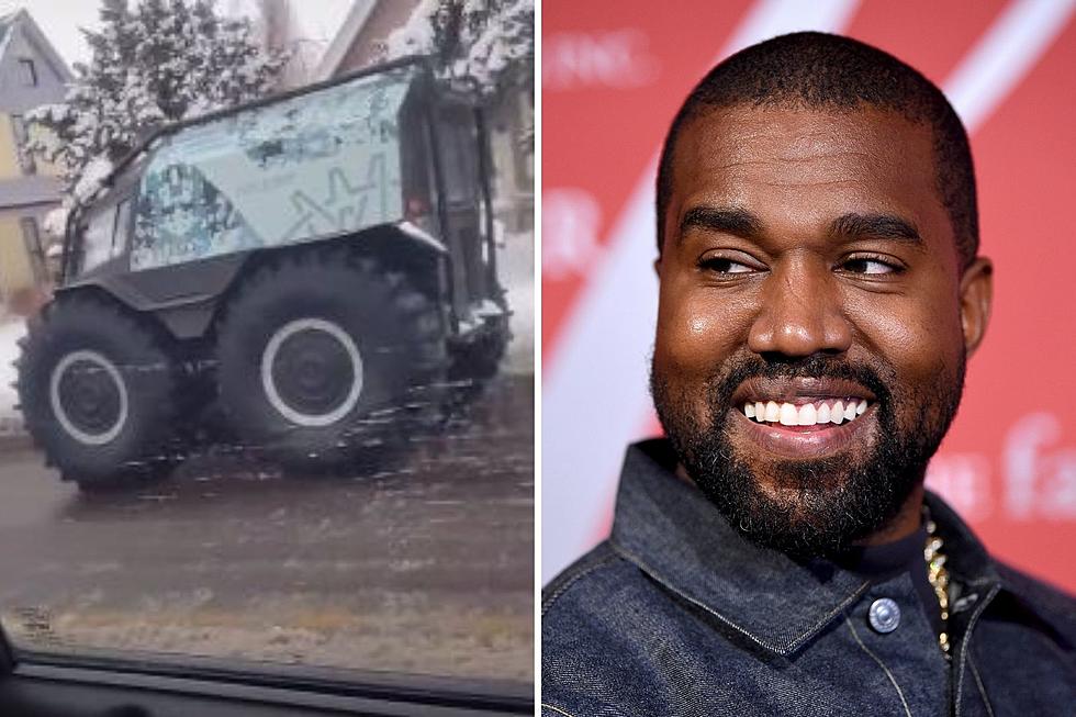 Was Kanye West Driving His Tank Around Wyoming During The Storm?