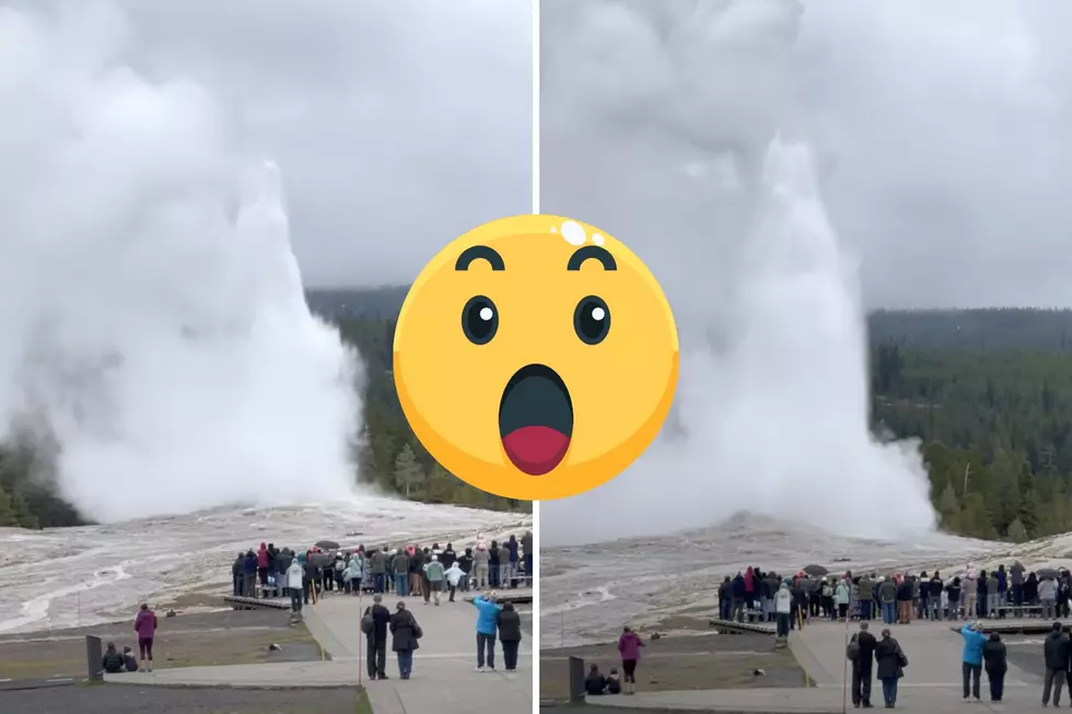 WATCH: The Beauty of 'Old Faithful' Erupting Multiple Times