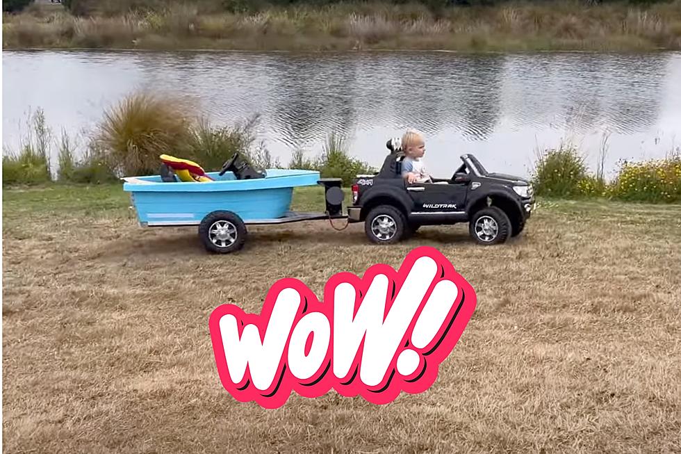 Teach 'Em Young: 1-Year-Old Already Has a Truck and a Boat