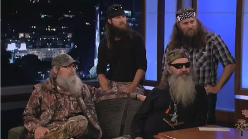 My Heroes, The Duck Dynasty Robertson’s on Jimmy Kimmel[VIDEO]