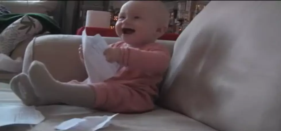 Laugh With This Baby as He Just Tears Paper [VIDEO]