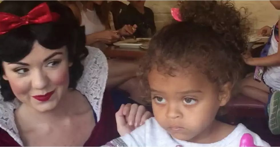A Little Girl is Not Impressed with Snow White- [VIDEO]