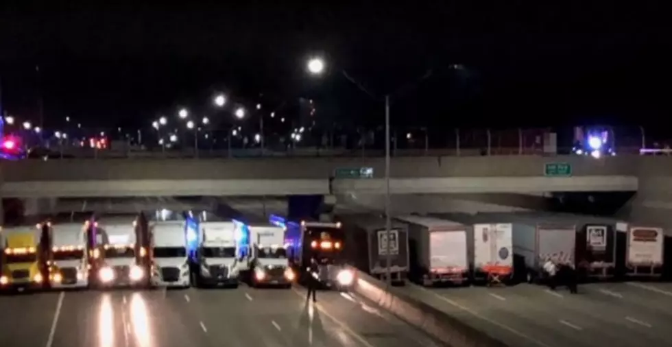 Truck Drivers Create Traffic Jam to Save a Life