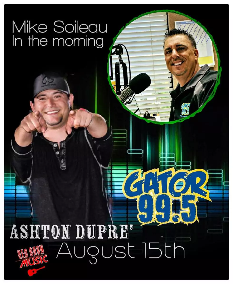 Ashton Dupre' Joins Gator Morning Show Tomorrow Aug. 15