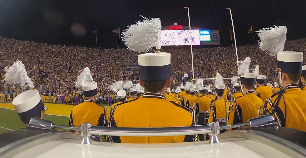 First Person View From the LSU Marching Band Drum Line